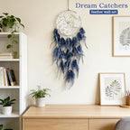 Handmade Feather Dream Catchers, Feather Dream Catchers for Wall Decor, Hanging Dreamcatcher for Girls Bedroom, Great Gift for Girls Women