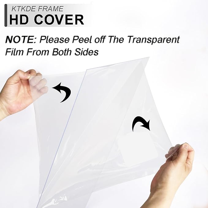 KTKDE A3 Poster Frame Set of 3,Picture Frame Walnut Wooden -11.7x16.5in - Photo Frame,Certificate Frame with Plexiglass for Wall Mount or Table Top Display