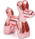 Notakia Cute Ceramics Balloon Dog Statue Crafts Living Room Desktop Decorations,Handmade Modern Small Ceramic Animal Statue Ornament Home Decor Accents