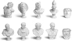 Garwor 10PCS Mini Figures of Greek Mythology Statue Resin Sculpture World Famous Bust Figurine Home Office Decor, 2.75" H