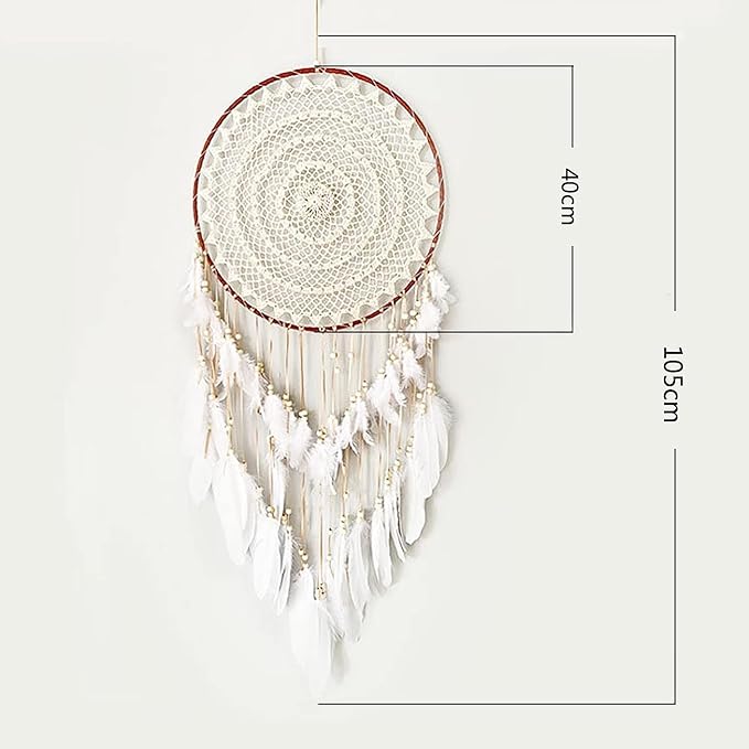 Large Dream Catcher Feather Tassel Decoration Woven Wall Hanging Home Decor Bedroom Living Room Wedding Party