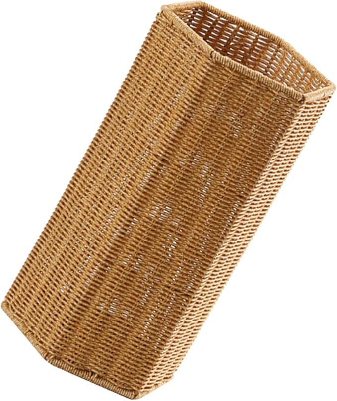 Mobestech Artificial Rattan Umbrella Holder for Indoor Use Large Capacity Plastic Umbrella Storage Stand for Entryway Versatile Design for Home and Office Also Great for Yoga Mat Storage