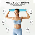 12 Pcs Fabric Resistance Bands for Working Out Booty Workout Stretch Exercise Bands Non Slip for Legs Squat Resistance Loop for Women Men Starter Butt Hip Thigh Fitness
