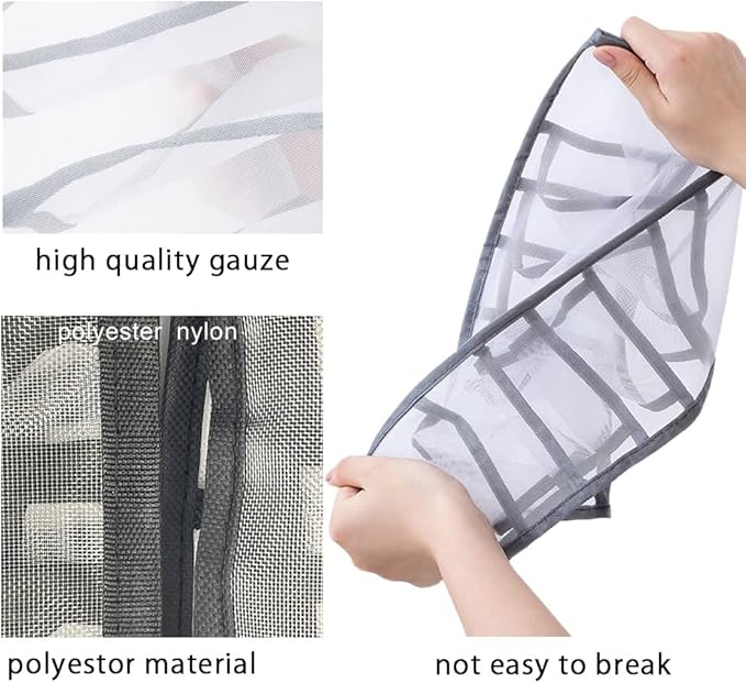 HSLFUAI Bra Organizer for Drawer, 2 Pack Bras Storage Organizer with Compartments, Drawer Organizer for Bras(Pink-6S-2PCS)