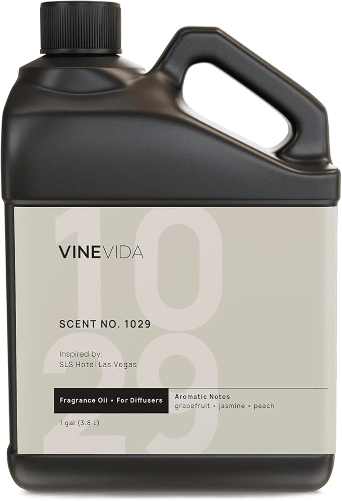 VINEVIDA Scent NO. 1029 Fragrance Oil for Cold Air Diffusers - 1 Gallon (8lbs) - Inspired by: SLS Hotel Las Vegas Hotel Fragrance Diffuser Oil - Hotel Scents for Home - Diffuser Oil