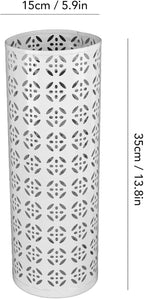 Umbrella Holder for Entryway, Umbrella Holder Metal Umbrella Stand Indoor with Hollow Design for Home Entryway (Medium)