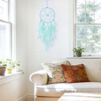Pretty Jolly Dreamy Girls Butterfly Dream Catcher Wall Decor Fairy Green Feather Baby Dreamcatcher Handmade Home Décor Wall Hanging for Nursery Bedroom Girls Birthday Gift