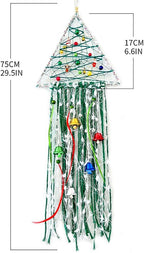Christmas Tree Dream Catcher Handmade Christmas Dreamcatcher Hanging Decoration Home Wall Decoration Craft Ornament