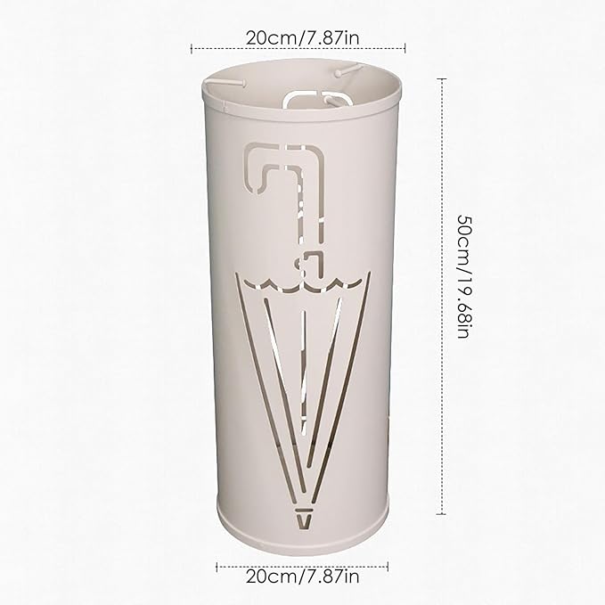 Metal Umbrella Stand - Independent nizer for Umbrellas | Waterproof Storage Solution for Entryway, Office & Home Interiors - Stylish & Functional Design