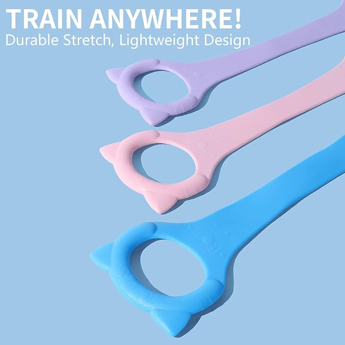 Figure 8 Fitness Resistance Band with Handles, Arm & Back Training Elastic Rope for Pure Barre Workout, Chest, Shoulder Stretching Exercise Equipment for Yoga, Pilates & Physical Therapy.