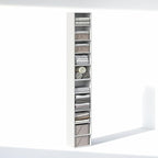 Furinno PASIR 10-Tier Closet Organizers and Storage, Open Shelf, Storage Organizer, 12-Inch Width, for Closet, Bedroom, White
