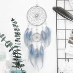 DIY Dream Catcher Making Kit, Macrame Dream Catcher Craft Supplies for Kids Bedroom Wall Decor Nursery Baby Room Hanging Wedding Ornaments Party Handmade Gift (Grey)
