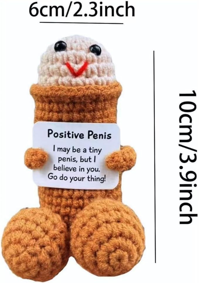 Weird Stuff Gift Things Emotional Supports Nuggets Pickle Crochet Weird Stuff Gifts Things Plush Positive Dolls for Men Women Friend Husband Boyfriend(FunnyGagGifts)