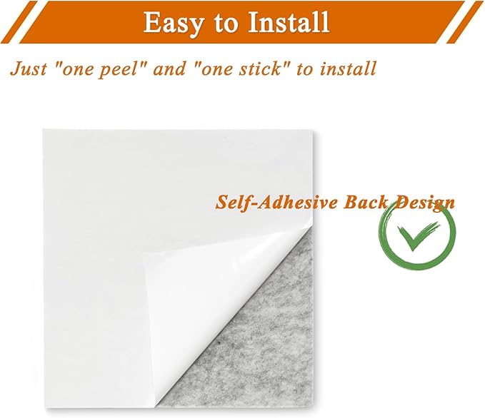 Square Felt Cork Bulletin Board Tiles, Self Adhesive DIY Felt Pin Board for Wall 30" x 20" with 35 Pushpins for Office School Home Wall Decor Stickers Memos Photos Display (Gradual Blue)