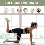 Non-Slip Fabric Resistance Bands for Working Out, Loop Exercise Bands for Booty Leg, Butt, Glute, Stretch Workout Bands for Women & Men, Hip Elastic Bands for Home Gym Fitness, Yoga, Pilates