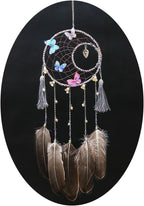 Handmade Antique Bells Exquisite Heart Butterfly Moon Dream Catcher Home Hanging …