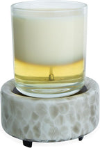 Candle Warmers ETC 2-in-1 Candle and Fragrance Warmer for Warming Scented Candles or Wax Melts and Tarts with to Freshen Room, Swirl