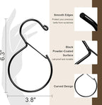 Belt Hanger for Closet, Great Space Saving Belt Hanger, Durable and Sturdy Steel Material, Smooth & Burr-Free Surface, Easy to Use, Multipurpose Closet Hangers for Storing Ties, Scarfs, Hats, 4 Pack