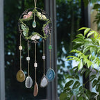 Large Dream Catcher Crystal Star Dream Catchers for Adults Crystal Suncatcher Prism Hanging Window Wall Room Decor Handmade Gift for Girls Boys