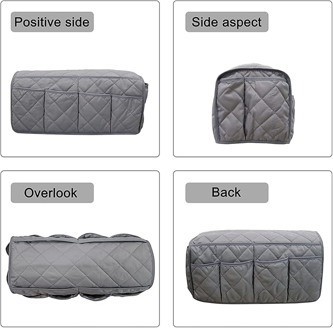 Armchair Caddy, Sofa Armrest Organizer with 14 Pockets, Waterproof Non Slip Recliner Remote Control Holder, Couch Chair Arm Storage for TV Remotes, Phone, iPad, Magazine, Books