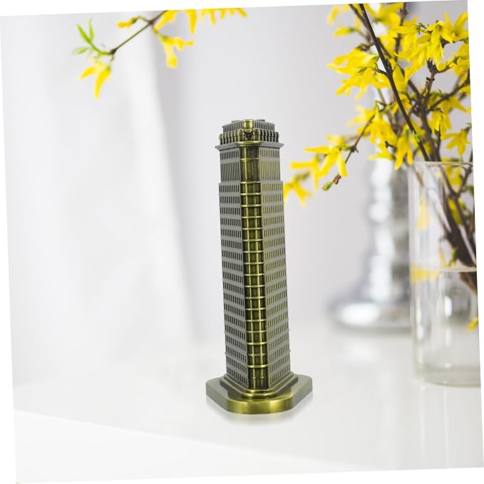 Retro Building Model Figurine Building Souvenir for Home Office Decor Sturdy Ornament for Collectors and Travelers