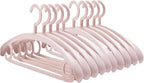 10 Pack Heavy Duty Coat Hangers 25lb Load Capacity Swivel Suit Clothes Wide Shoulder Jacket Thick Large Non Slip Hangers Pink