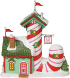 Department 56 North Pole Village Candy Striper Lit Animated Building, 7 Inch, Multicolor