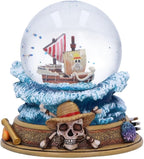 Nemesis Now One Piece Going Merry Snow Globe – Official Anime Collectible with Detailed Ship Base and Glitter Water Dome – Resin Display Ornament