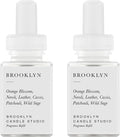 Pura & Brooklyn Candle Home Scent Refill - Smart Home Air Diffuser - Hours of Luxury Fragrance per Refill - Clean & Safe Pura Diffuser Refills - Brooklyn (2 Pack)