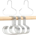 16 Pack Scarf Hangers,Metal Belt Hat Ring Hanger Non-Slip Scarf Storage Organizer with Grip Coating for Hanging Scarves Belts Hats Purses Tank Tops