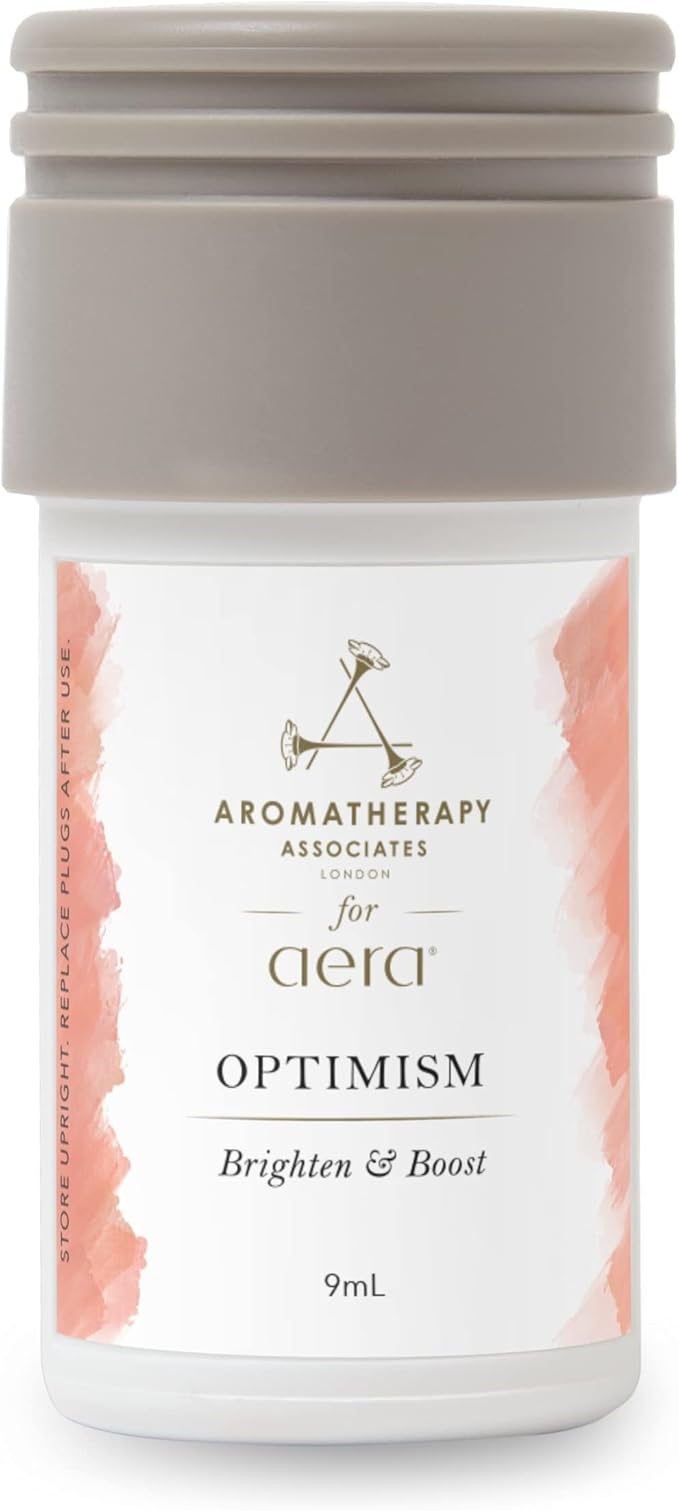Aera Optimism Aromatherapy Essential Oil Home Fragrance Scent Refill - Notes of Bergamot, Damask Rose and Basil - Works with Aera Mini Diffuser, Mini Scent Capsule Size