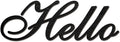 CREATCABIN Hello Word Cutout Sign Laser Cut Wood Letter Sign Black Wall Decor Unfinished Wooden Signs Wall Art Basswood Hanging Sculpture Decor for Craft DIY Home Farmhouse Front Porch Door 11.9x4Inch