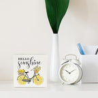 Lemon Decorations Sunshine Decor Summer Home Decor Summer Decorations Wooden Box Sign for Home Office Farmhouse Table Shelf