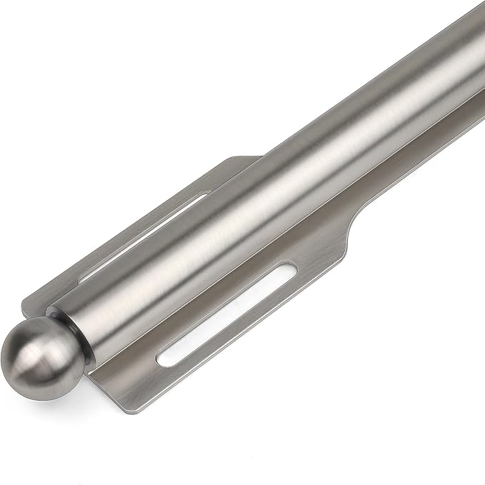 FIRJOY 12" Valet Rod for Closet Pull Out (1 Pack, Brushed Nickel)