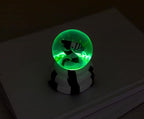 Beetlejuice Sandworm Mini Light-Up Snow Globe with Swirling Glitter Display | 3 Inches Tall