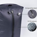 Premium Reuseable Vacuum Bags for Travel – Ideal for Efficient Packing and Space Saving in Travel Suitcase and Backpack, Space Saver Bags for Clothing (No Pump included)