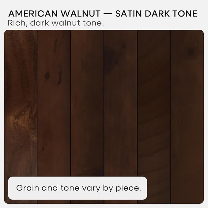 Homeforia Walnut 12 inch Floating Shelf, High End Solid Real Wood Small 12inch Floating Shelves for Wall Mounted, Dark Brown 12in Floating Shelves, Heavy Duty Bracket, 12 X 6.5 X 1.75 inches, Set of 3