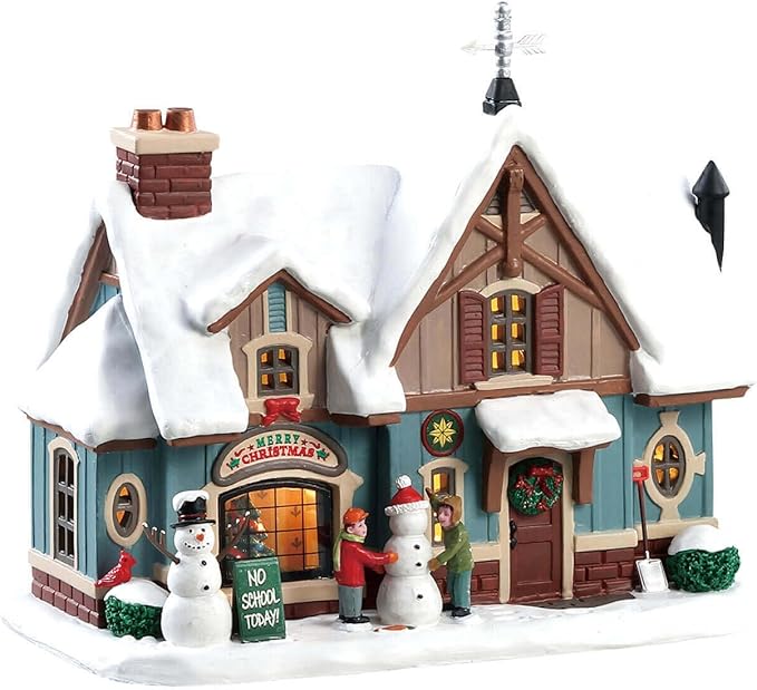 Lemax 85356 Caddington Village Lighted Building: Snow Day!