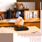 CroBlissful 2 Packs Wooden Rock Display Stand Crystal Stand Black Three Prong Rock Holders for Large Spheres Minerals Agates Fossils