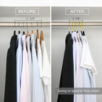 MIZGI Premium Velvet Hangers Pack 30 Pcs Heavyduty - Non Slip Slimline - Velvet Suit Hangers Black - Gold Hooks,Space Saving Clothes Hangers