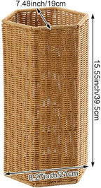 Rattan Umbrella Stand Umbrella Holder Woven Umbrella Stand Basket Sturdy, Walking Sticks, Canes, Entryway, Mudroom, Office