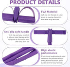 Fitness Resistance Bands- 6 Tube Pedal Ankle Puller with Handle & Tensile Rope for Exercise Sit Up Exercise Equipment Elastic Home Gym Equipment for Women Men