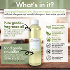 Aroma Retail Fragrance Oil Refill for Scent Machine Aroma Diffuser (4 fl oz, Lemon Ginger)