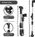 Adjustable Umbrella Holder Stand for Patio Outdoor Wrenches Universal Clip Wheelchair Umbrella Mount Holder for Stroller, Golf Cart, Beach Chair, Bicycle, Bleacher