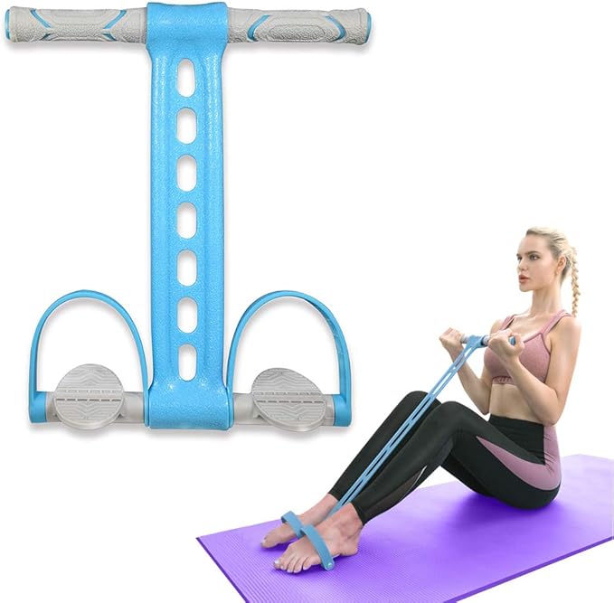 Pedal Resistance Bands with Handles Exercise Bands Multifunction Tension Rope Fitness for Working Out Arm Abs Legs Stretch Bands