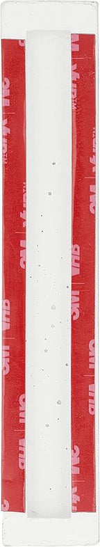 A&S Mezuzot Modern Concrete Mezuzah Case with Scroll, Easy Peel and Stick Mezuza (White+ Engraved Shin, 6 Inches)