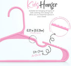 Utopia Home 60 Pack Kids Hangers - 11.5 Inch Plastic Baby Hangers for Closet - Childrens Hanger for Clothes & Infant Hanger for Closet - for Everyday Standard Use (Baby Pink)