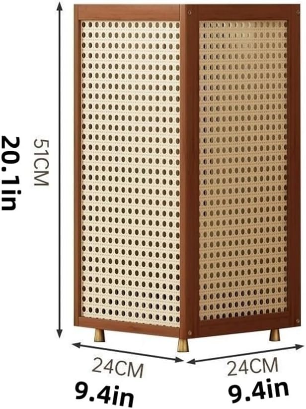 Indoor Umbrella Stand, Vertical Umbrella Storage Basket, Square Cane Holder, Suitable for Entryway, Corner or Office(Brown)