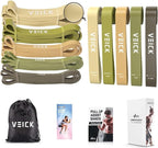 VEICK Resistance Bands for Working Out, Exercise Bands, Workout Bands, Pull Up Assistance Bands, Long Heavy Stretch Bands Set for Men Women, Power Weight Gym at Home Fitness Equipment