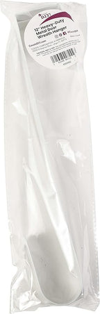 12 inch White Heavy Duty Metal Door Wreath Hanger